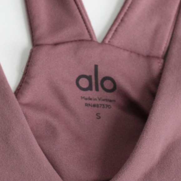 Alo Yoga Real Bra Tank Top in Woodrose & Green Apple Bundle of Two Size Small - Picture 9 of 12
